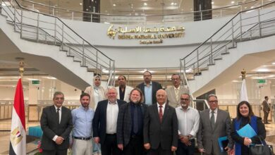 لبحث سبل التعاون .. جامعة بنها الأهلية تستقبل وفدا من جامعة أبردين البريطانية