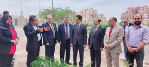 رئيس جامعة بنها يفتتح معرض الزهور الأول احتفالا بأعياد الربيع