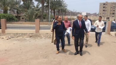 محافظ القليوبية يتفقد أعمال تطوير مداخل مدينة بنها (صور) محافظ القليوبية يتفقد أعمال تطوير مداخل مدينة بنها (صور)