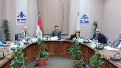 رئيس جامعة بنها يترأس لجنة اختيار عميد كلية الهندسة ببنها