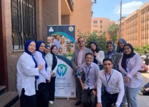 "ضمانة" حملة توعوية لطلاب شعبة العلاقات العامة ضمن مشروع التخرج