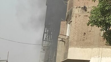 اندلاع حريق في عقار من 5 طوابق بشبرا الخيمة (صور) اندلاع حريق في عقار من 5 طوابق بشبرا الخيمة (صور)