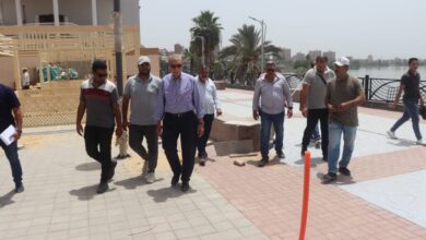 محافظ القليوبية يتفقد مدينة بنها لمتابعة أعمال التطوير ورفع تراكمات القمامة