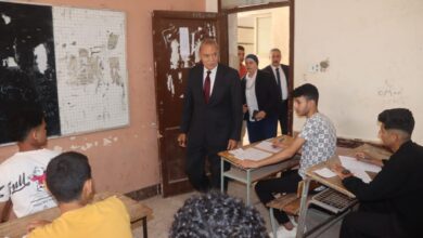 محافظ القليوبية يتفقد لجان امتحانات الدبلومات الفنية بمدينة بنها