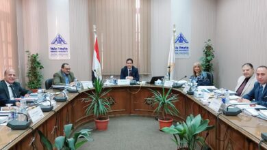 لجنة قيادات جامعة بنها تستقبل المتقدمين للوظائف القيادية
