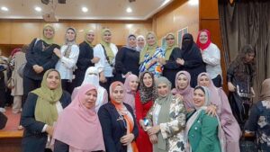 موجهى إدارة بنها فى حفل ختام الأنشطة لبراعم شبان بنها