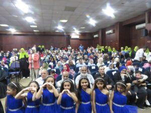 موجهى إدارة بنها فى حفل ختام الأنشطة لبراعم شبان بنها