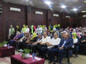 موجهى إدارة بنها فى حفل ختام الأنشطة لبراعم شبان بنها