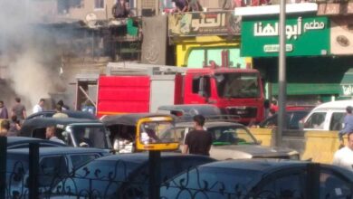 السيطرة على حريق في أحد المطاعم الشهيرة بشبرا الخيمة - صور