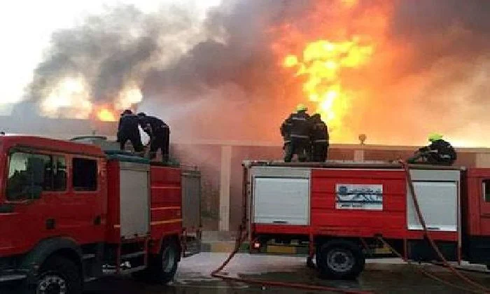 اندلاع حريق في شركة طنطا للزيوت ببنها