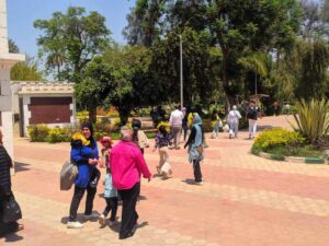 حدائق القناطر الخيرية تستقبل المواطنين للاحتفال بشم النسيم