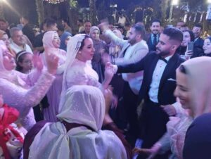 ندى شريف وحسين جمال في «قفص الزوجية».. مبروك الزفاف