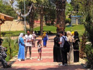 حدائق القناطر الخيرية تستقبل المواطنين للاحتفال بشم النسيم