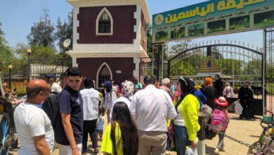 حدائق القناطر الخيرية تستقبل المواطنين للاحتفال بشم النسيم