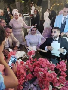 ندى شريف وحسين جمال في «قفص الزوجية».. مبروك الزفاف