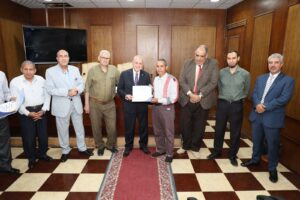 تكريم المتميزين في احتفال مياه القليوبية بعيد العمال