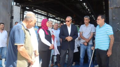 استعدادًا لعيد الأضحى .. محافظ القليوبية: تطوير ورفع كفاءة 15 مجزر استعدادًا لعيد الأضحى .. محافظ القليوبية: تطوير ورفع كفاءة 15 مجزر