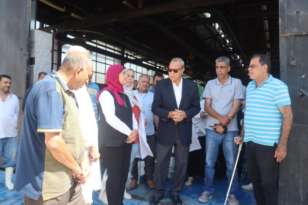 استعدادًا لعيد الأضحى .. محافظ القليوبية: تطوير ورفع كفاءة 15 مجزر استعدادًا لعيد الأضحى .. محافظ القليوبية: تطوير ورفع كفاءة 15 مجزر
