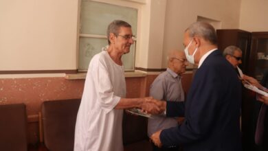 محافظ القليوبية يقدم التهنئة للأيتام والمسنين والمرضى بمناسبة عيد الأضحى المبارك محافظ القليوبية يقدم التهنئة للأيتام والمسنين والمرضى بمناسبة عيد الأضحى المبارك