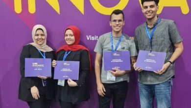 رئيس جامعة بنها يهنئ طلاب الحاسبات لتأهلهم للمرحلة النهائية فى هاكاثون "WE Innovate"