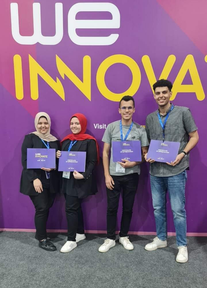 رئيس جامعة بنها يهنئ طلاب الحاسبات لتأهلهم للمرحلة النهائية فى هاكاثون "WE Innovate"