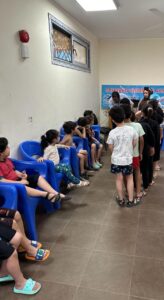 صحه اولادك تهمنا.. الكشف الدوري على السباحين بشبان بنها 