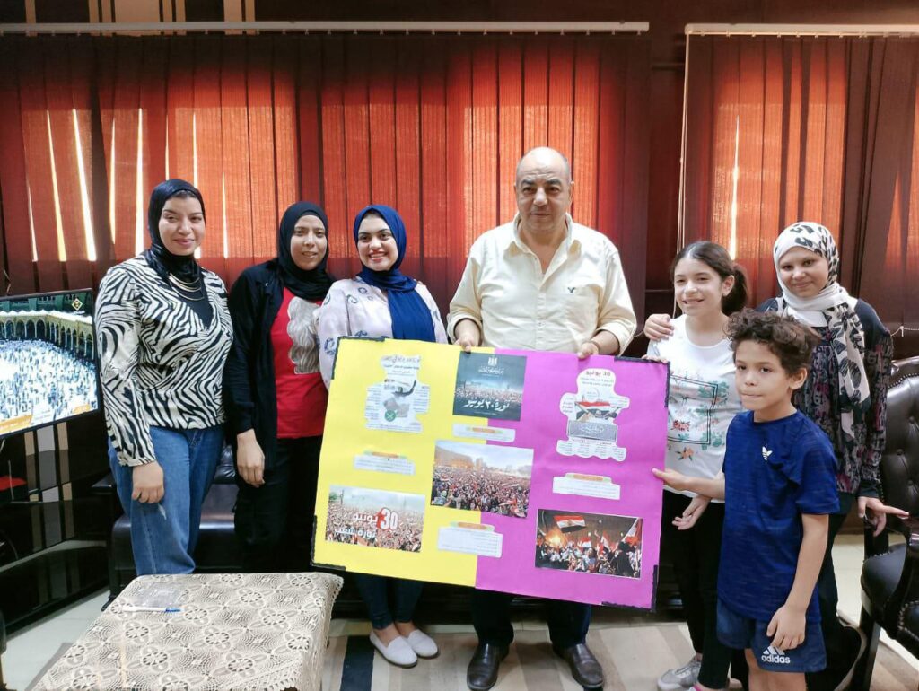 شعب عظيم وقائد شجاع.. شبان بنها تحتفل بذكرى 30 يونيو شعب عظيم وقائد شجاع.. شبان بنها تحتفل بذكرى 30 يونيو