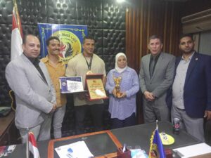 حزب حماة الوطن يكرم «أحمد قاسم» بطل إفريقيا لبطولة كمال الأجسام في احتفالية كبرى بطوخ