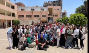 ممر شرفي من طلاب الإعلام التربوي بـ «نوعية بنها» لرئيس القسم