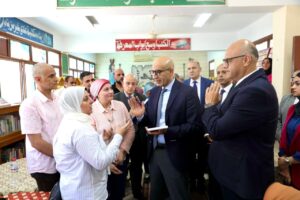 وزير التربية والتعليم يتفقد مدارس ابن خلدون الابتدائية والشيماء الثانوية بنات ببنها