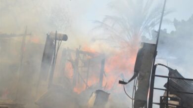 مصرع شخص وإصابة آخر في حريق مخبز بمدينة الخانكة مصرع شخص وإصابة آخر في حريق مخبز بمدينة الخانكة