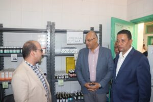 محافظ القليوبية يتفقد مبادرات 100 مليون صحة بالوحدة الصحية بزاوية بلتان