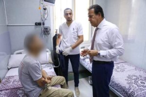 وزير الصحة يتفقد مستشفى الخانكة للصحة النفسية ..ويوجه بوضع تصور لتطويرها لتصبح أول مدينة طبية متكاملة