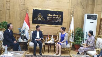 "الجيزاوي" يستقبل الأمين العام لجمعية الصين شمال أفريقيا للابتكار في التعليم
