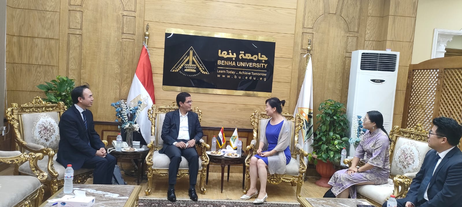"الجيزاوي" يستقبل الأمين العام لجمعية الصين شمال أفريقيا للابتكار في التعليم