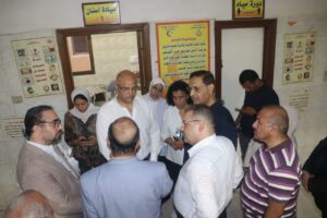 محافظ القليوبية يشدد على تطوير الخدمات الصحية بمركز مسطرد - صور