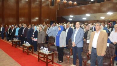 افتتاح فعاليات الندوة التعريفية بأهداف مبادرة المشروعات الخضراء الذكية بجامعة بنها