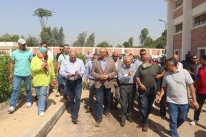 محافظ القليوبية يضع حجر الأساس لعدد من المشروعات بطوخ (صور)