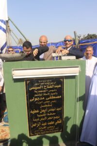 محافظ القليوبية يضع حجر الأساس لعدد من المشروعات بطوخ (صور)