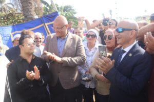 محافظ القليوبية يضع حجر الأساس لعدد من المشروعات بطوخ (صور)