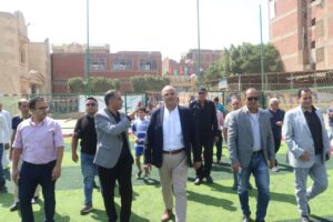 محافظ القليوبية يضع حجر أساس عدد من المشروعات بمدينة بنها (صور)