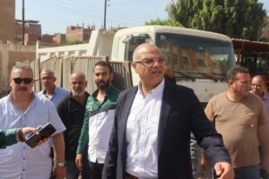 محافظ القليوبية يضع حجر أساس عدد من المشروعات بمدينة بنها (صور)