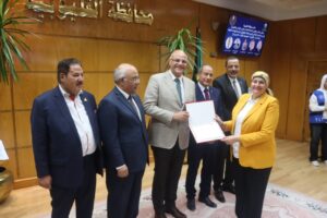 محافظ القليوبية يشهد حفل تكريم اوائل الشهادات العامة