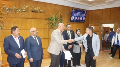 محافظ القليوبية يشهد حفل تكريم اوائل الشهادات العامة