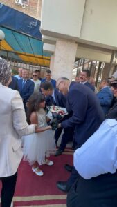 براعم شبان بنها فى إستقبال المهندس أيمن عطية محافظ القليوبية