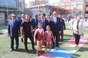 صرح كبير.. أنا مبهور.. محافظ القليوبية يتفقد هيئة الشبان العالمية