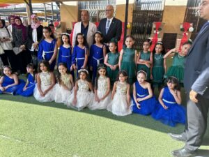 براعم شبان بنها فى إستقبال المهندس أيمن عطية محافظ القليوبية