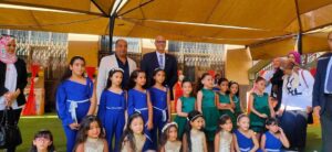 براعم شبان بنها فى إستقبال المهندس أيمن عطية محافظ القليوبية