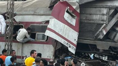 الدفع بـ 20 سيارة إسعاف .. اصطدام قطارين بالزقازيق وأنباء عن وقوع ضحايا الدفع بـ 20 سيارة إسعاف .. اصطدام قطارين بالزقازيق وأنباء عن وقوع ضحايا