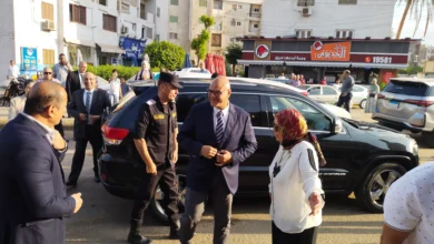محافظ القليوبية يشهد أول طابور مدرسي بالعام الدراسي الجديد - صور